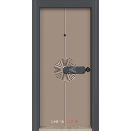 Блиндирана врата Shine Door - SN 2330 беж-антрацит Блиндирана врата Shine Door - SN 2330 беж-антрацит