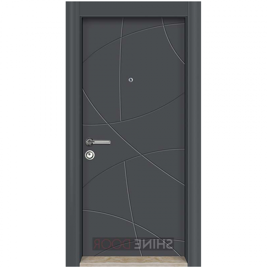 Блиндирана врата Shine Door - СЛ-127 Антрацит