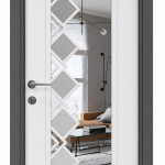 Интериорна врата DF_VP06 white & black