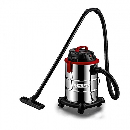 Прахосмукачка за сухо и мокро почистване1300W 30L Inox RD-WC07