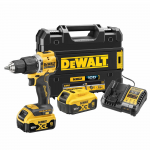 Акумулаторен винтоверт DeWalt DCD100YP2T, 2 батерии 5 ah, зарядно и куфар