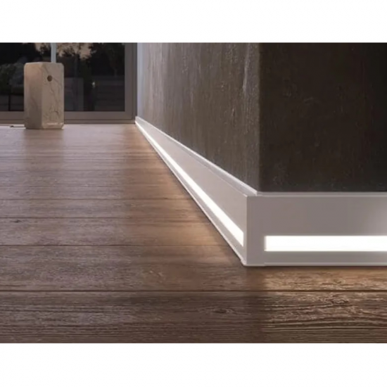 PVC Перваз LED Cubica L80 - Елемент