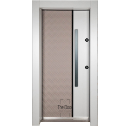 Блиндирана врата Star TD 504 Ice Gray – Soft Rock