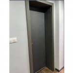 Алуминиева врата с облицовка от MDF - VDA 100 Антрацит