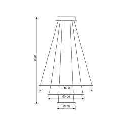 Полилей city led 58w cl