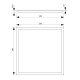 Led панел helli led 40w wh cct-ключ