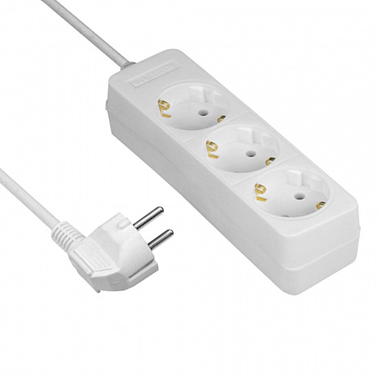 Разклонител 3 гнезда с кабел 3.0m х1.5mm2 (Разклонители) (7.99) by www.avetisyan.bg