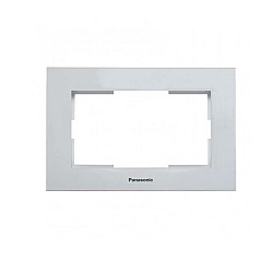 Рамка за двоен контакт Karre Plus - светло сива