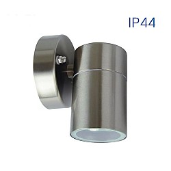 Фасаден аплик единичен 230V никел мат GRENADA 1xGU10 N/M IP44