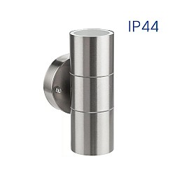 Фасаден аплик двоен 230V  никел мат GRENADA 2xGU10 N/M IP44