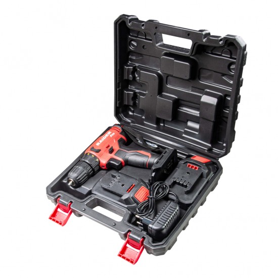 Бормашина акумулаторна 20V 2x2Ah 44Nm в куфар с аксесоари RDP-SPCD20 R20
