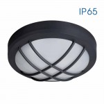 LED плафон MEZZO/X LED 18W BK CLL 4000K IP65