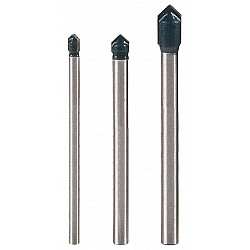 Свредла за стъкло 3бр.  O5, 6 и 8mm к-т