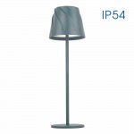 LED настолна лампа 3W ESTELLA 4000К - Li-ion - димируема - IP54 - сива