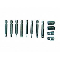 Накрайници и вложки 12бр 1/4" к-т GD" Накрайници и вложки 12бр 1/4" к-т GD"