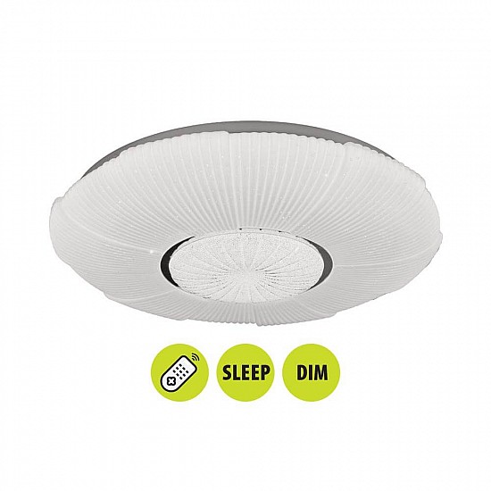 LED плафон мултифункц. с дистанционно AVIS LED 60W 3000-6400K(20138105) (LED плафони, полилеи и плафониери) (69.99) by www.avetisyan.bg LED плафон мултифункционален с дистанционно AVIS LED 60W 3000-6400K