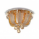 Кристален полилей с музика и Bluetooth LED RGB EL 1832/40GD E27 4x40W 400mm