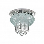 Кристален полилей с музика и Bluetooth Led RGB EL1833/40 CH E27 4x40W 400mm