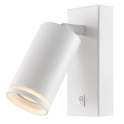 Спот за стена с прекъсвач KING SP718 Бял