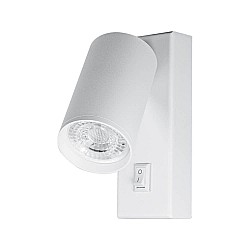 Спот за стена с прекъсвач SP706 LUX Бял GU10