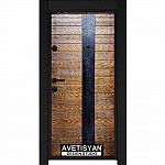 Входна врата Outdoor Бетопан - DC107 Сарухан черна