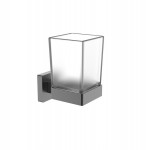 Чаша за четки за зъби Square черен мат