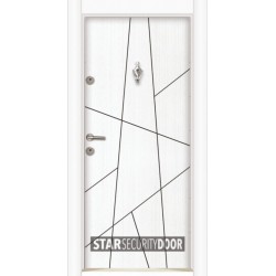 Блиндирана врата Parkdor P 5470 Бяла перла
