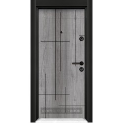 Блиндирана врата Parkdor SL 208 сив дъб