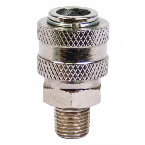 Накрайник пневм. бърза връзка 1/4"M QC04 RD (НОВО) (4.39) by www.avetisyan.bg