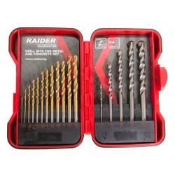 Свредла за метал и бетон 17бр. O1.5-10mm к-т