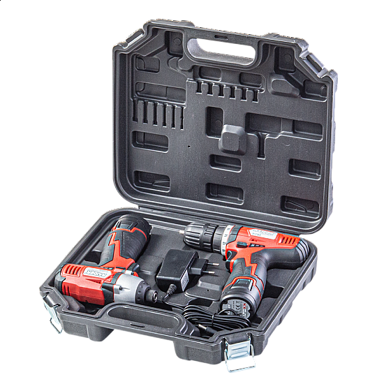 Комплект акумулаторна Li-ion 12V бормашина 2-ск и винтоверт ударен 2х1.5Ah 1h куфар RD-CDIDL01 Комплект акумулаторна Li-ion 12V бормашина 2-ск и винтоверт ударен 2х1.5Ah 1h куфар RD-CDIDL01