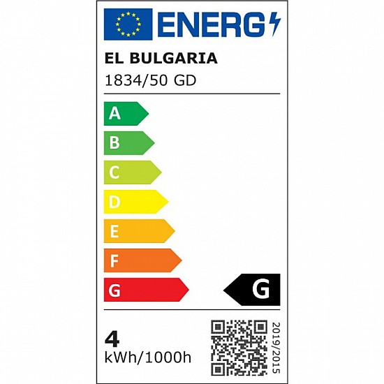 Кристален полилей с музика и Bluetooth EL 1834/50 GD RGB