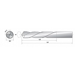 Свредло за метал HSS-R ø12.0mm 1бр. Свредло за метал HSS-R ø12.0mm 1бр.