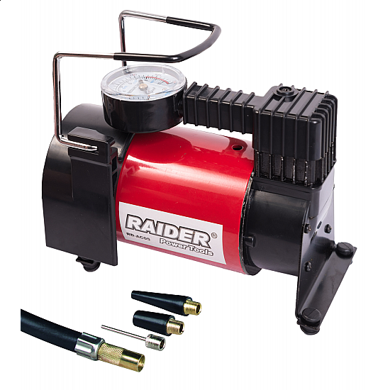 Компресор  12V DC метален 120W 35L/min с аксесоари RD-AC05 (НОВО) (29.89) by www.avetisyan.bg