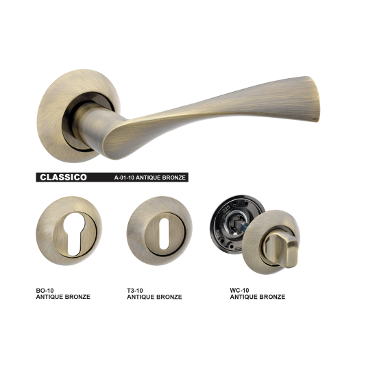 Дръжка за врата Bussare Classico A-01-10 Antique bronze