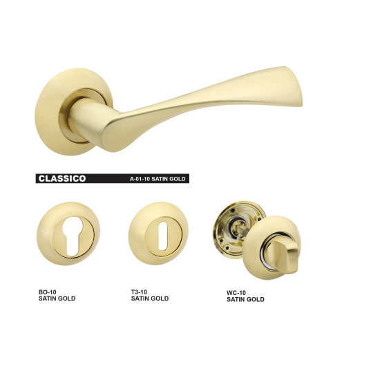 Дръжка за врата Bussare Classico A-01-10 Satin gold