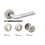 Дръжка за врата Bussare Lindo A-34-10 Chrome-satin chrome