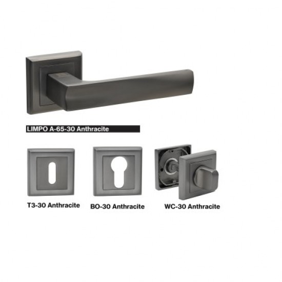Дръжка за врата Bussare Limpo A-65-30 Anthracite