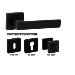Дръжка за врата Bussare Roxane Q706 Black mattе Дръжка за врата Bussare Roxane Q706 Black mattе