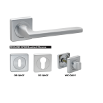 Дръжка за врата Bussare Roxane Q702 Brushed chrome