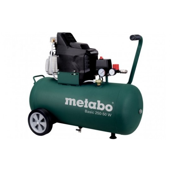 Компресор 50 л 1.5kW METABO Basic 250-50 W (Компресори) (539.00) by www.avetisyan.bg