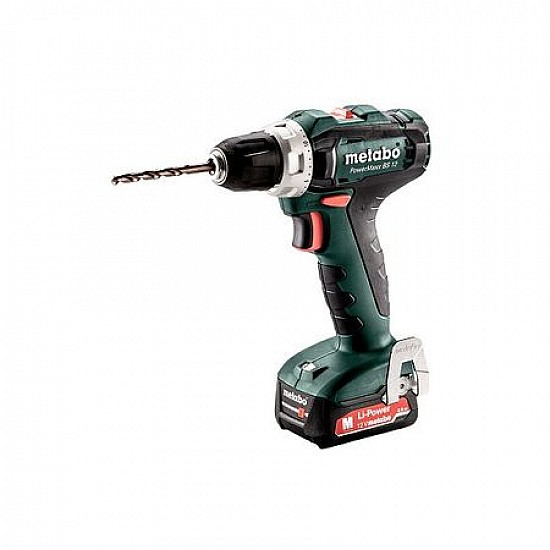 Винтоверт акумулаторен 12V 40Nm METABO POWERMAXX BS 12 2x2Ah(601036500) (Metabo) (339.00) by www.avetisyan.bg Винтоверт акумулаторен 12V 40Nm METABO POWERMAXX BS 12 2x2Ah (Metabo) (339.00) by www.avetisyan.bg